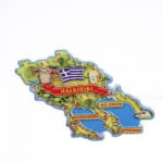 Μαγνητάκι Χαλκιδική χάρτης