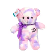 Λούτρινο αρκουδάκι πολύχρωμο - Image 3