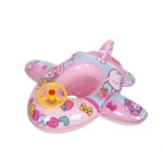 Στραταρίδα αεροπλανάκι ροζ με τιμόνι