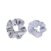 Λαστιχάκι - scrunchie διπλό με διαμαντάκια μεγάλο - Image 2