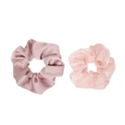 Λαστιχάκι - scrunchie διπλό με διαμαντάκια μεγάλο - Image 4