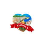 Μαγνητάκι Καβάλα καρδιά