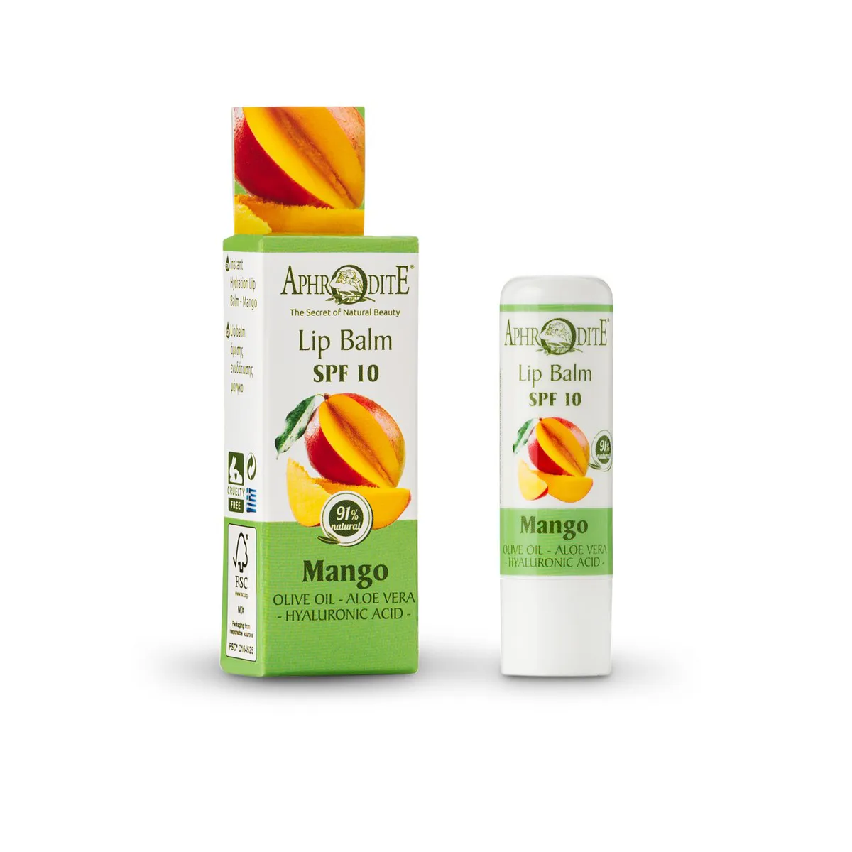 Z-47-lip-balm-mango-4g-aphrodite-nysa Lip balm μάνγκο 4g APHRODITE (Z-47) - Image 1