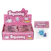 Squishy αντιστρές πατούσα μικρή διάφανη