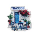 Μαγνητάκι Θάσος καφενείο πόρτα