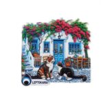 Μαγνητάκι Λεπτοκαρυά σοκάκι γάτες