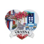 Μαγνητάκι Βρασνά καρδιά σοκάκι