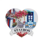 Μαγνητάκι Σταυρός καρδιά σοκάκι