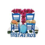 Μαγνητάκι Σταυρός καρέκλες