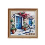 Μαγνητάκι Χαλκιδική κάδρο πόρτα