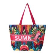 Τσάντα θαλάσσης οριζόντια λωρίδα summer