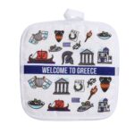 Σετ Γάντι - Ποτηρόπανο Greece σύμβολα