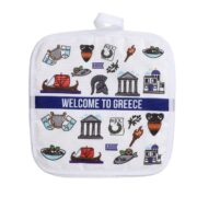 Σετ Γάντι - Ποτηρόπανο Greece σύμβολα