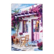 Σετ Γάντι - Ποτηρόπανο Greece μωβ σπίτι - Image 3