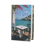 Μουσικό βιβλίο σετ ούζο καφενείο λιμάνι